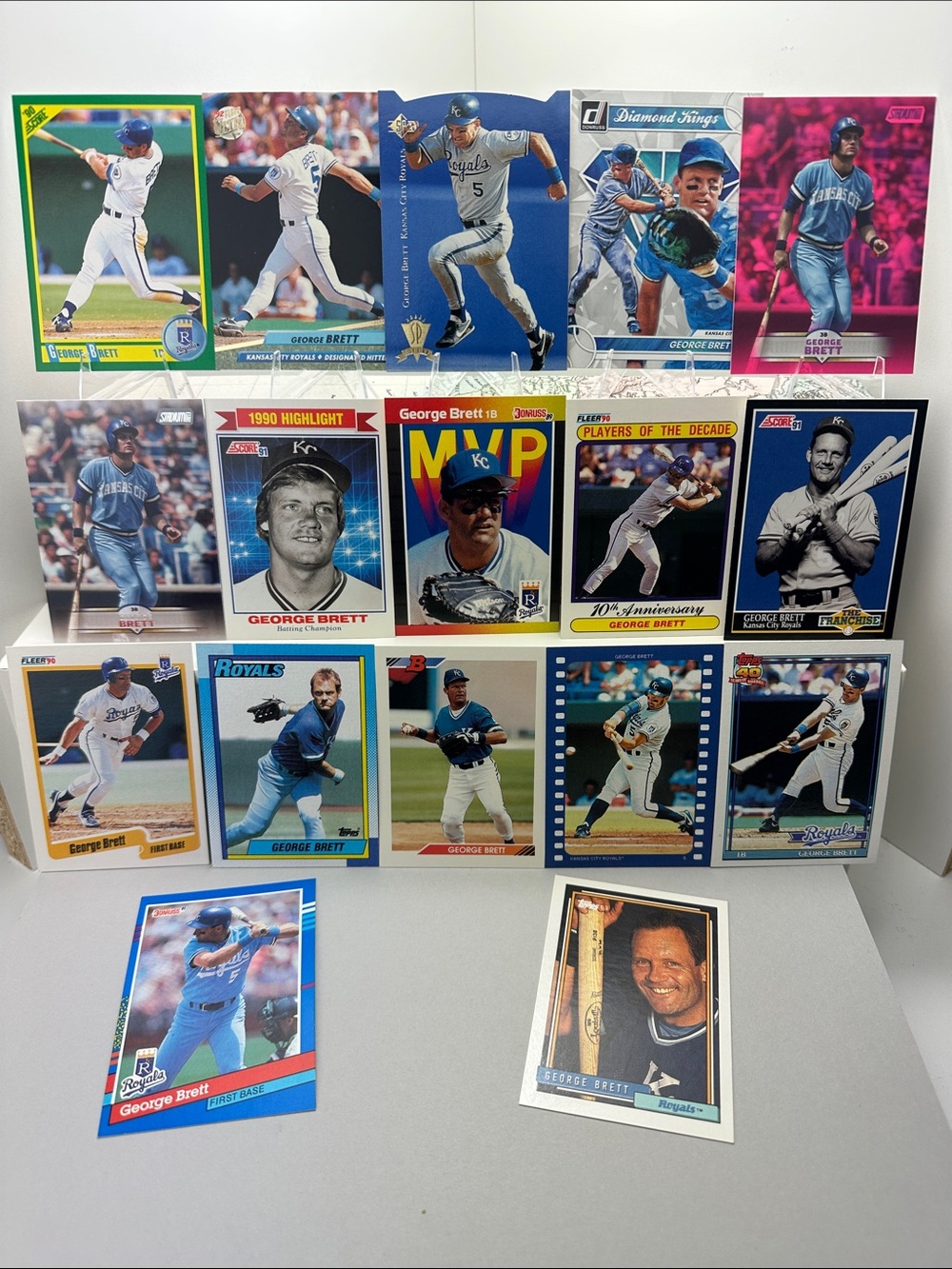 George Brett Royals lot of 17